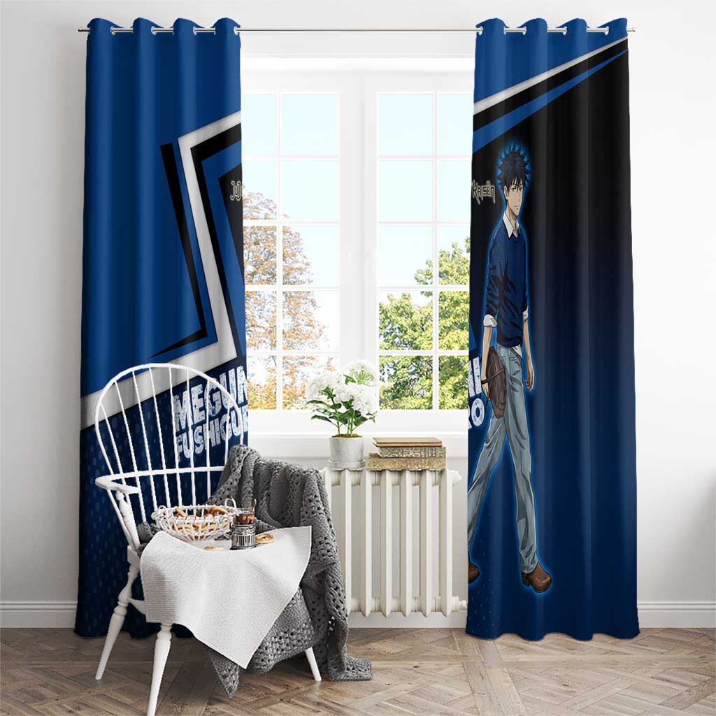 Megumi Fushiguro Window Curtain Anime Pop Art Style