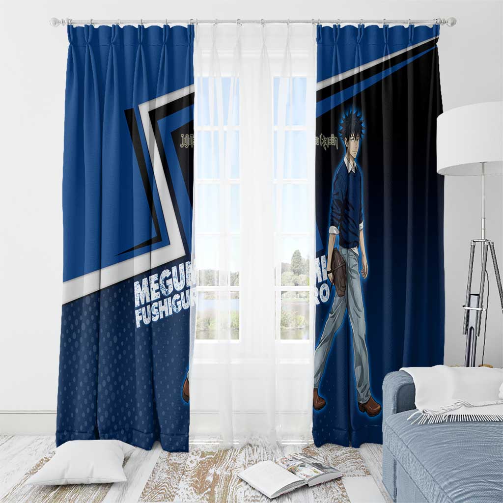 Megumi Fushiguro Window Curtain Anime Pop Art Style