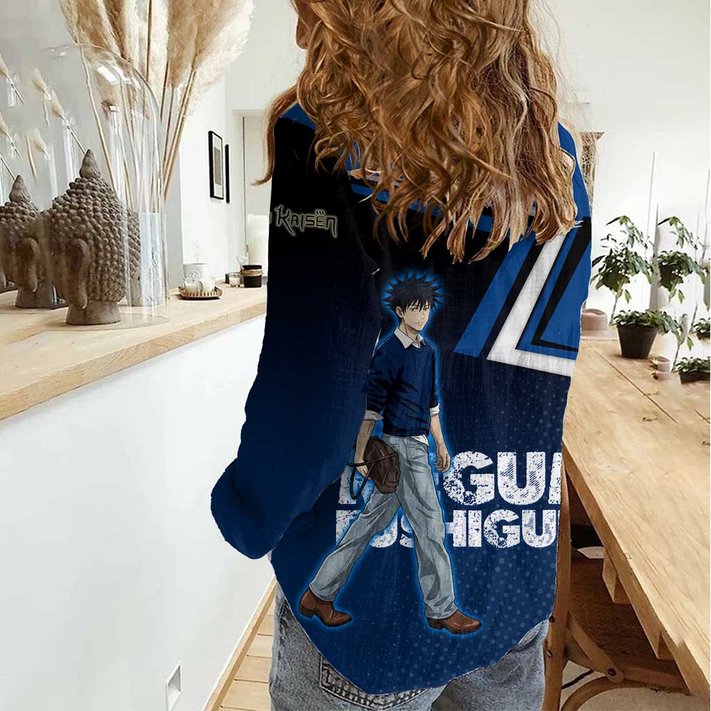 Megumi Fushiguro Women Casual Shirt Anime Pop Art Style