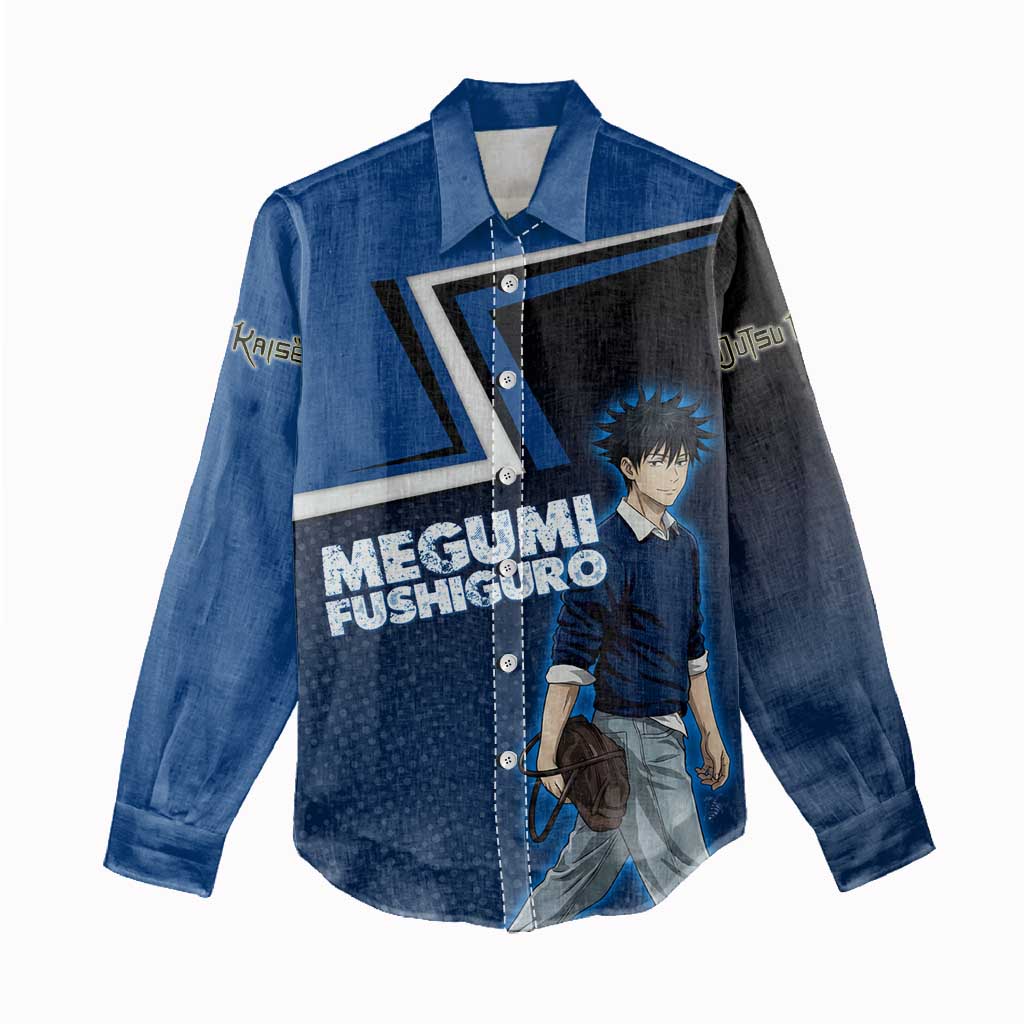 Megumi Fushiguro Women Casual Shirt Anime Pop Art Style