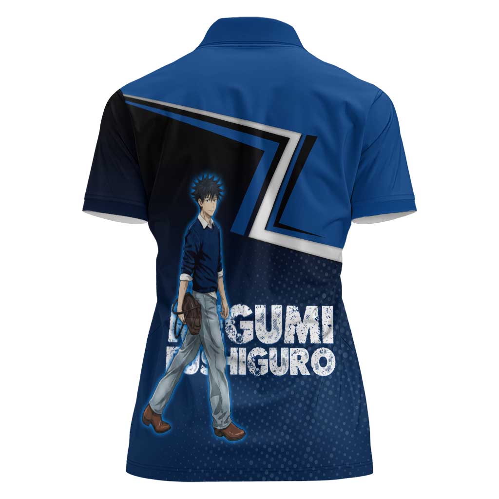 Megumi Fushiguro Women Polo Shirt Anime Pop Art Style