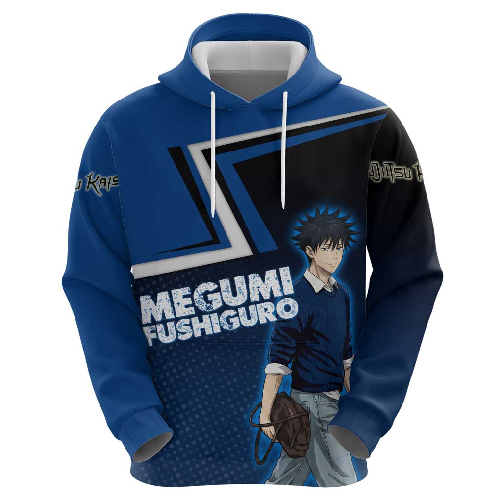 Megumi Fushiguro Zip Hoodie Anime Pop Art Style