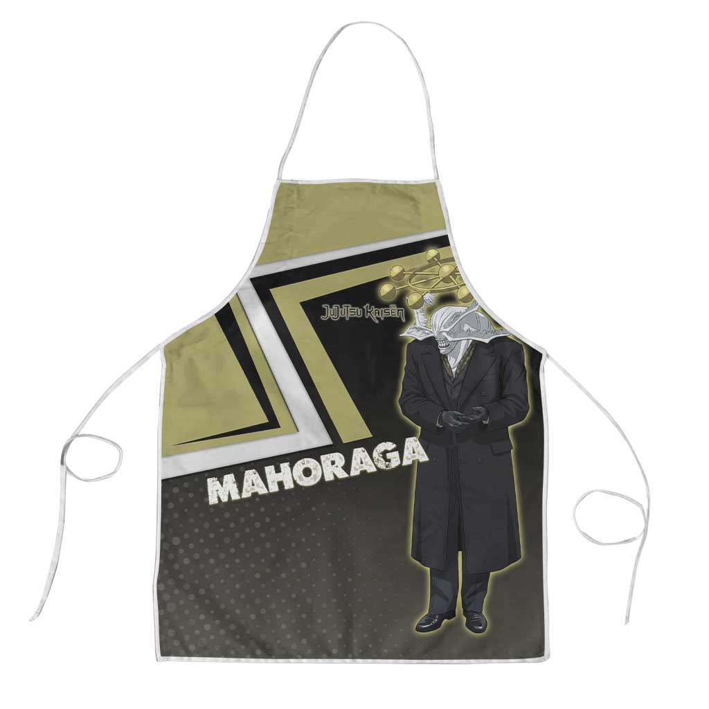 Mahoraga Jujutsu Kaisen Apron Monochrome Urban Manga Style