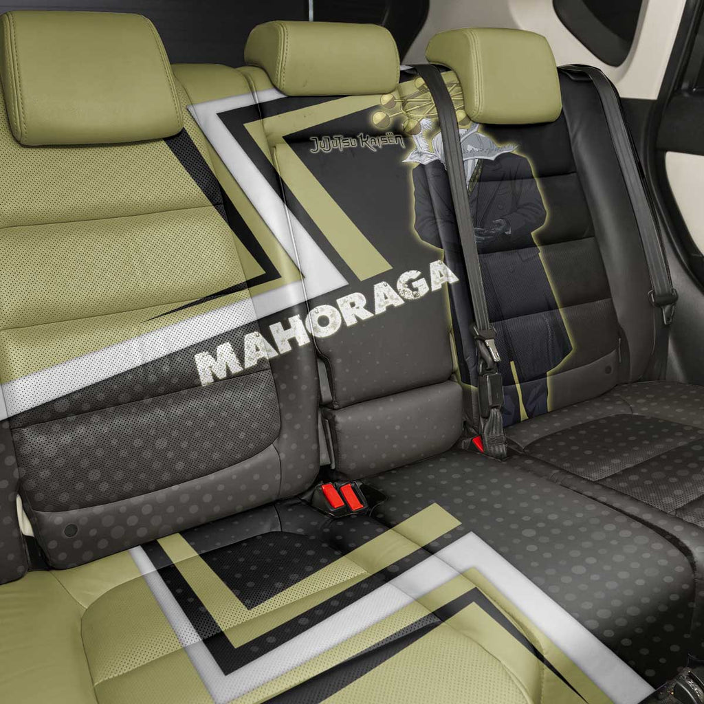 Mahoraga Jujutsu Kaisen Back Car Seat Cover Monochrome Urban Manga Style