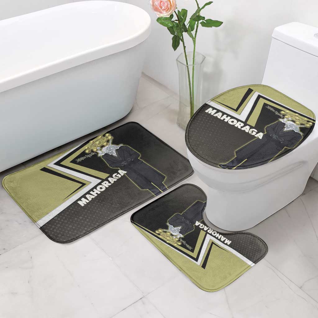 Mahoraga Jujutsu Kaisen Bathroom Set Monochrome Urban Manga Style
