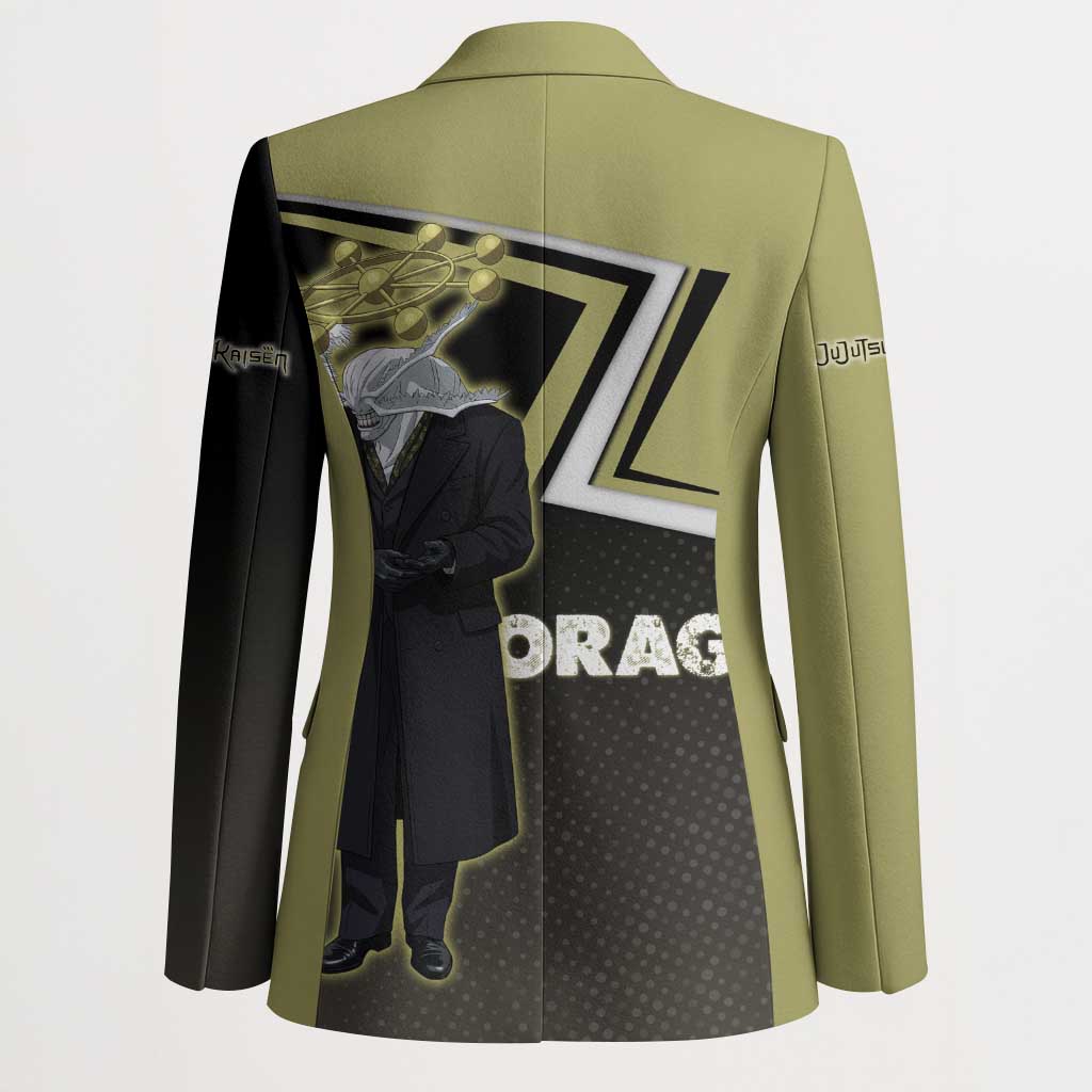 Mahoraga Jujutsu Kaisen Blazer Monochrome Urban Manga Style