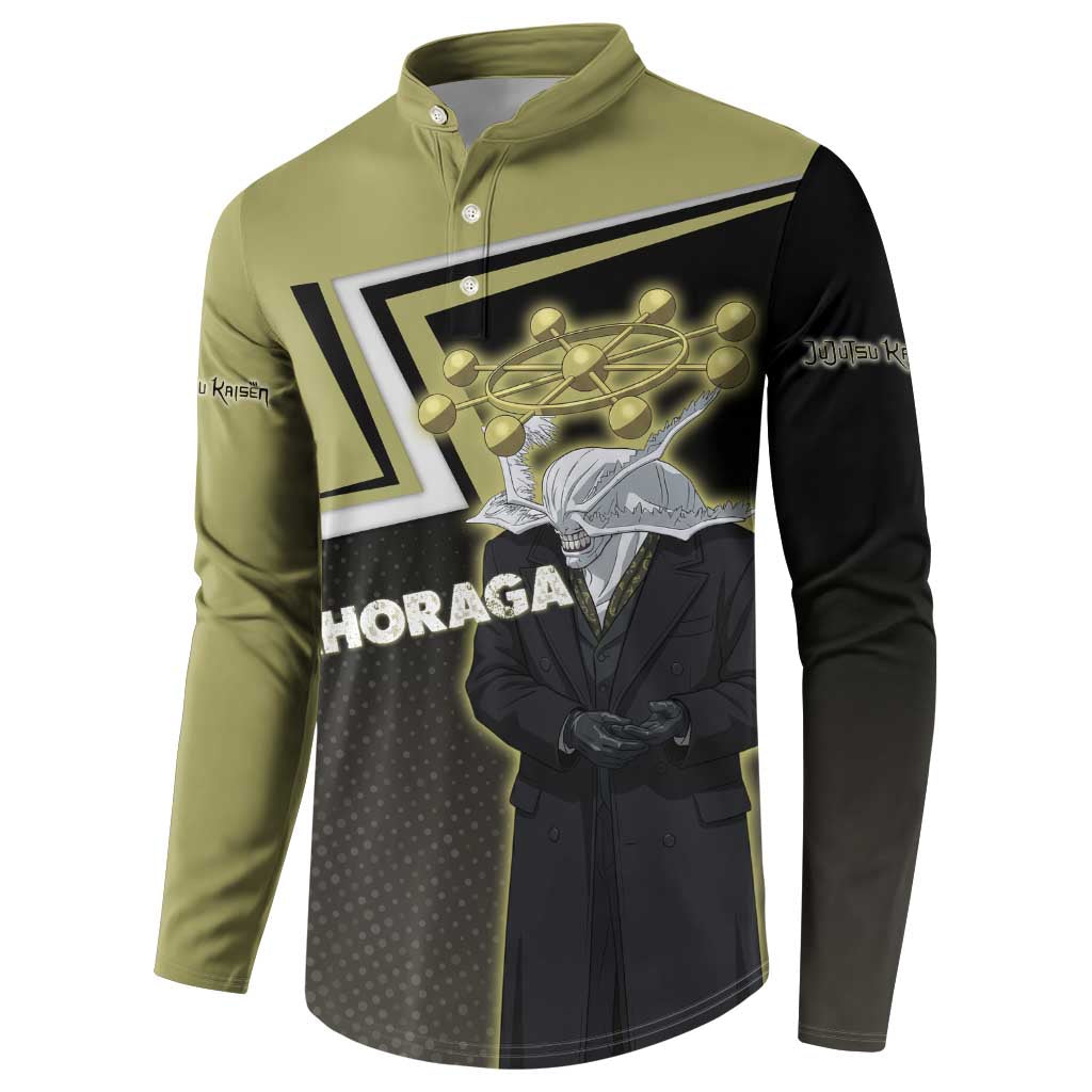 Mahoraga Jujutsu Kaisen Button Sweatshirt Monochrome Urban Manga Style
