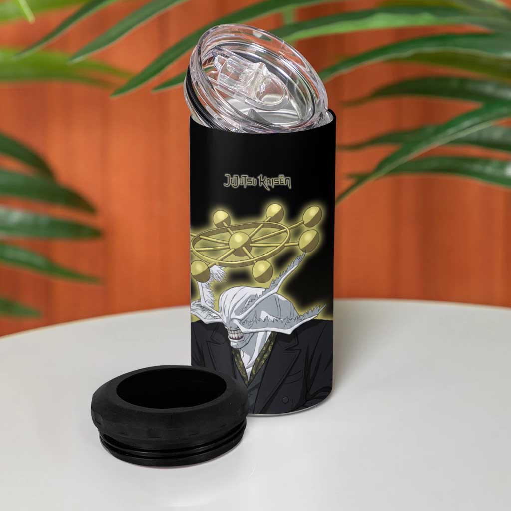 Mahoraga Jujutsu Kaisen 4 in 1 Can Cooler Tumbler Monochrome Urban Manga Style