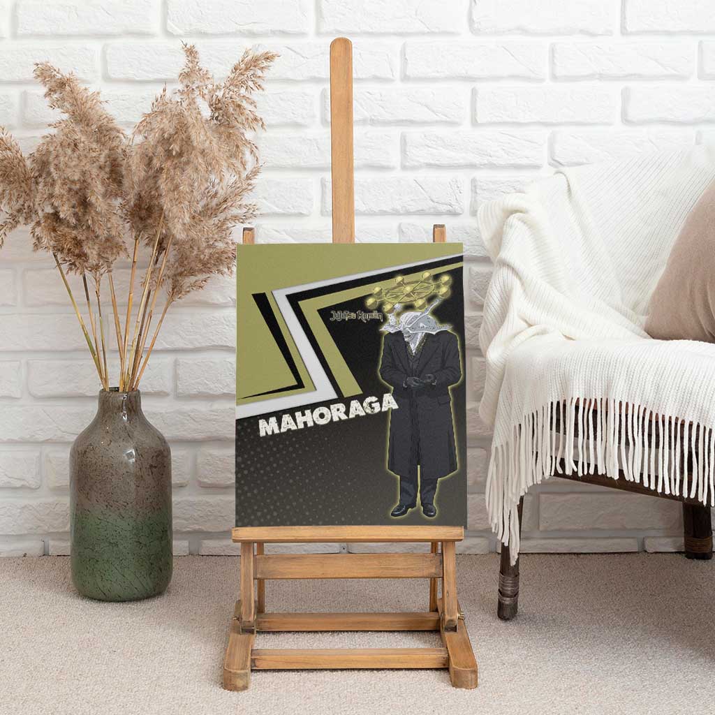 Mahoraga Jujutsu Kaisen Canvas Wall Art Monochrome Urban Manga Style