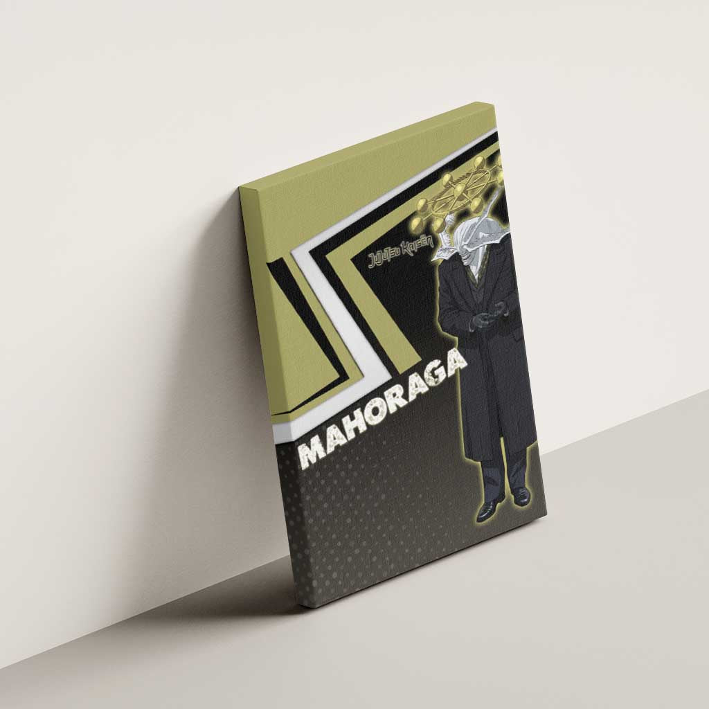 Mahoraga Jujutsu Kaisen Canvas Wall Art Monochrome Urban Manga Style