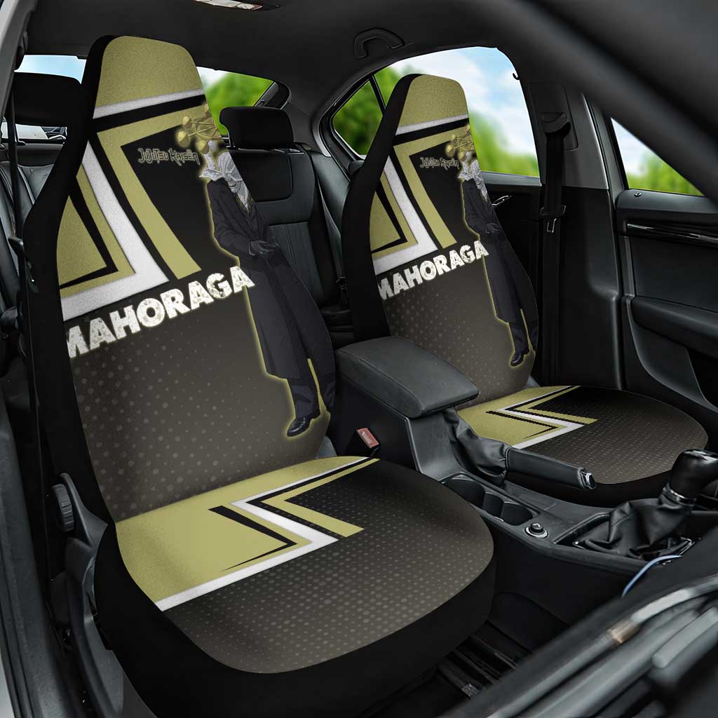 Mahoraga Jujutsu Kaisen Car Seat Cover Monochrome Urban Manga Style