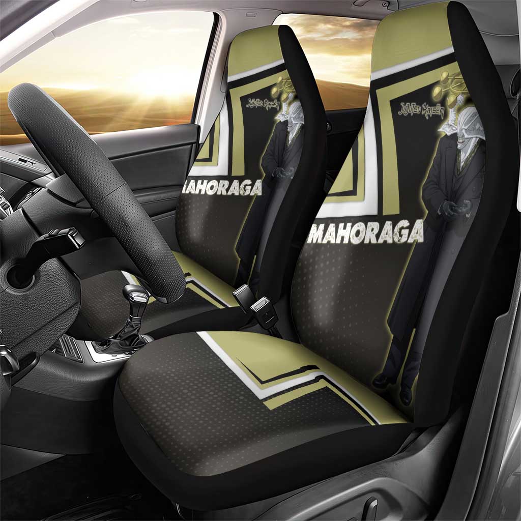 Mahoraga Jujutsu Kaisen Car Seat Cover Monochrome Urban Manga Style