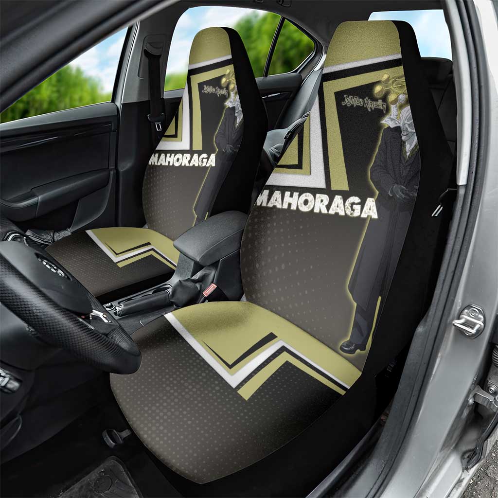 Mahoraga Jujutsu Kaisen Car Seat Cover Monochrome Urban Manga Style