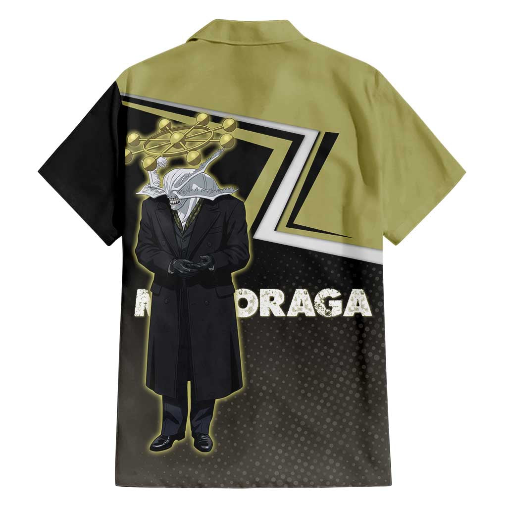 Mahoraga Jujutsu Kaisen Family Matching Off Shoulder Short Dress and Hawaiian Shirt Monochrome Urban Manga Style