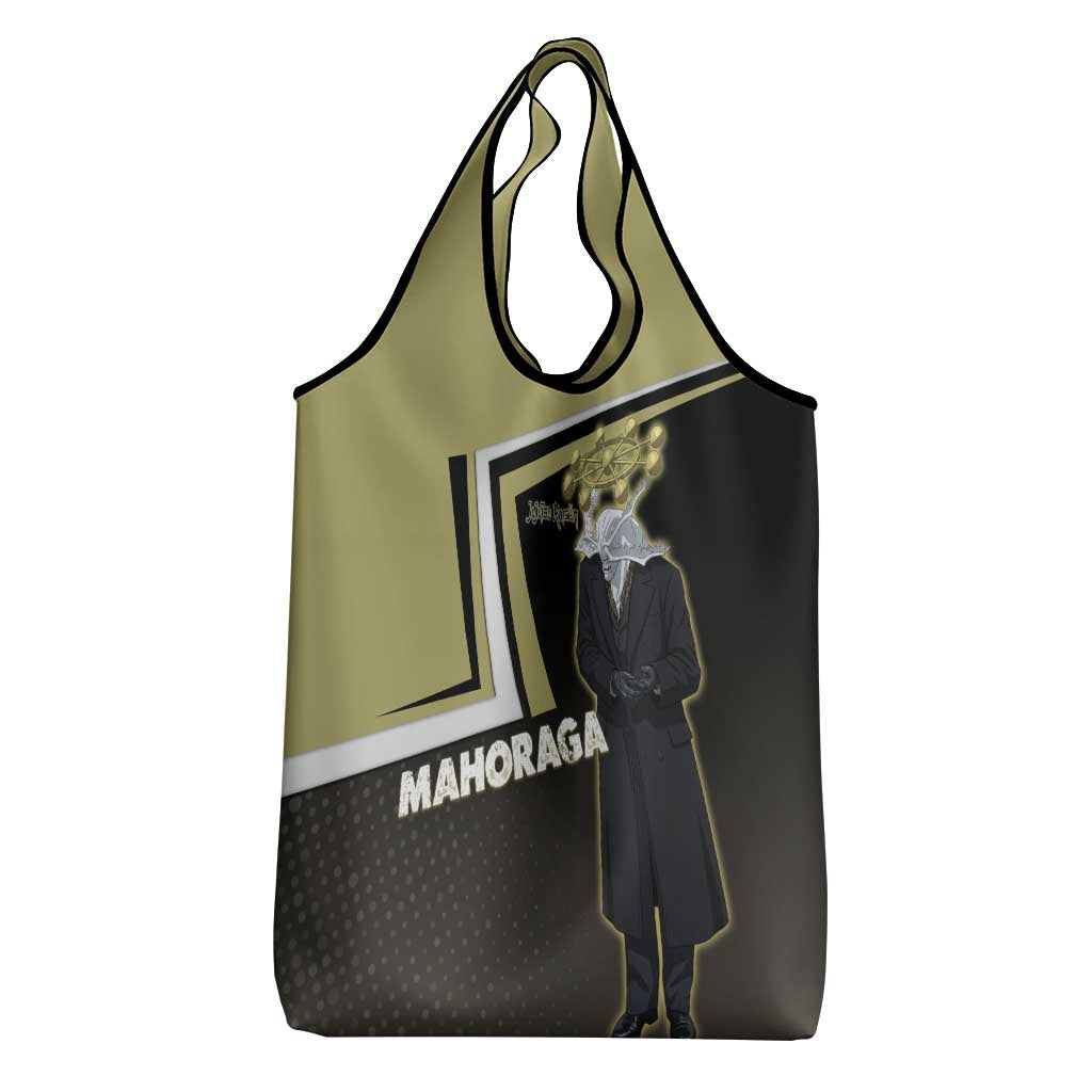 Mahoraga Jujutsu Kaisen Grocery Bag Monochrome Urban Manga Style