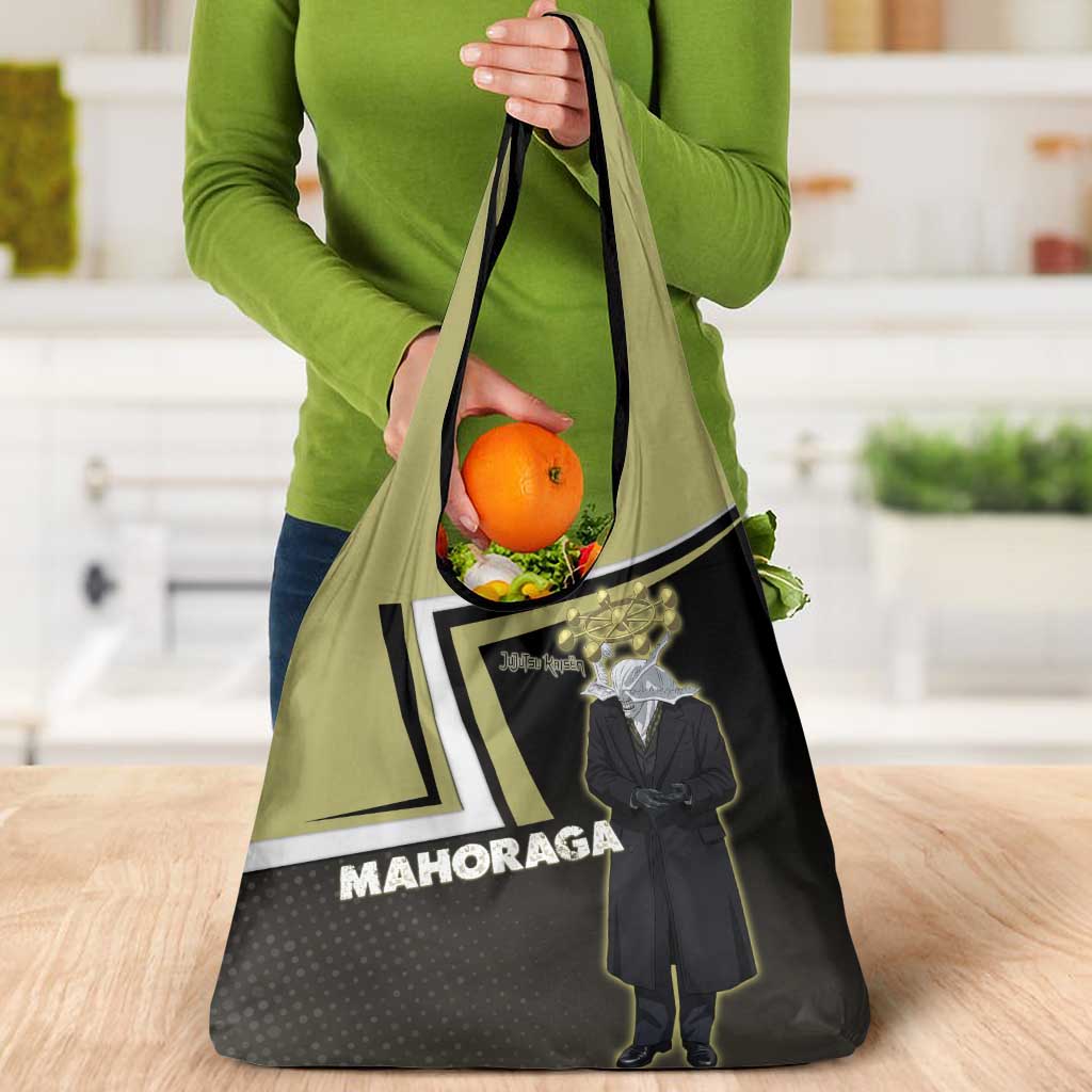 Mahoraga Jujutsu Kaisen Grocery Bag Monochrome Urban Manga Style