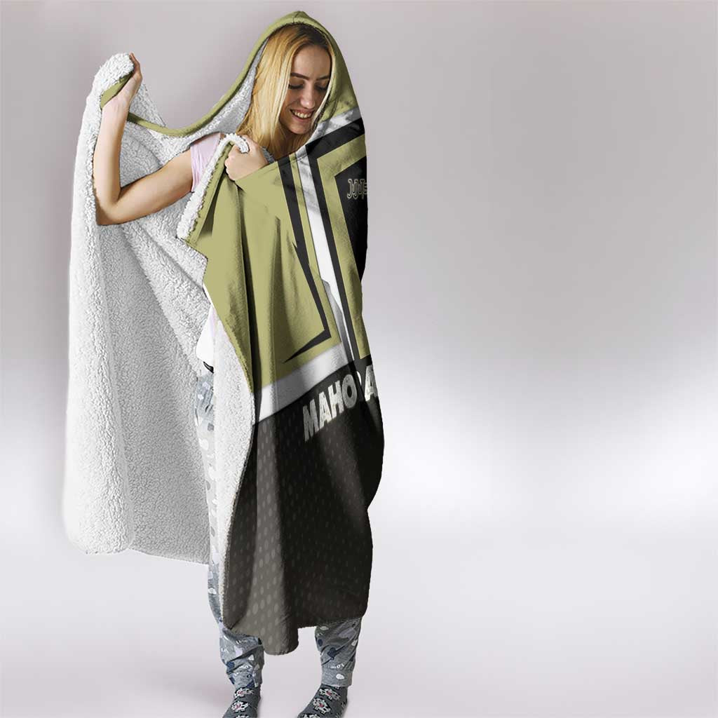 Mahoraga Jujutsu Kaisen Hooded Blanket Monochrome Urban Manga Style
