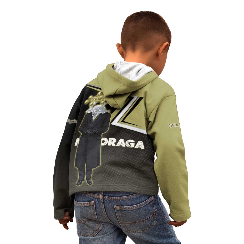 Mahoraga Jujutsu Kaisen Kid Hoodie Monochrome Urban Manga Style