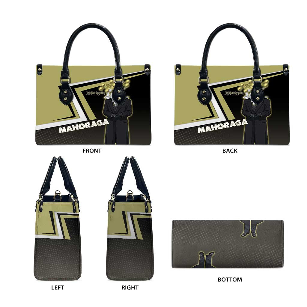 Mahoraga Jujutsu Kaisen Leather Bag Monochrome Urban Manga Style