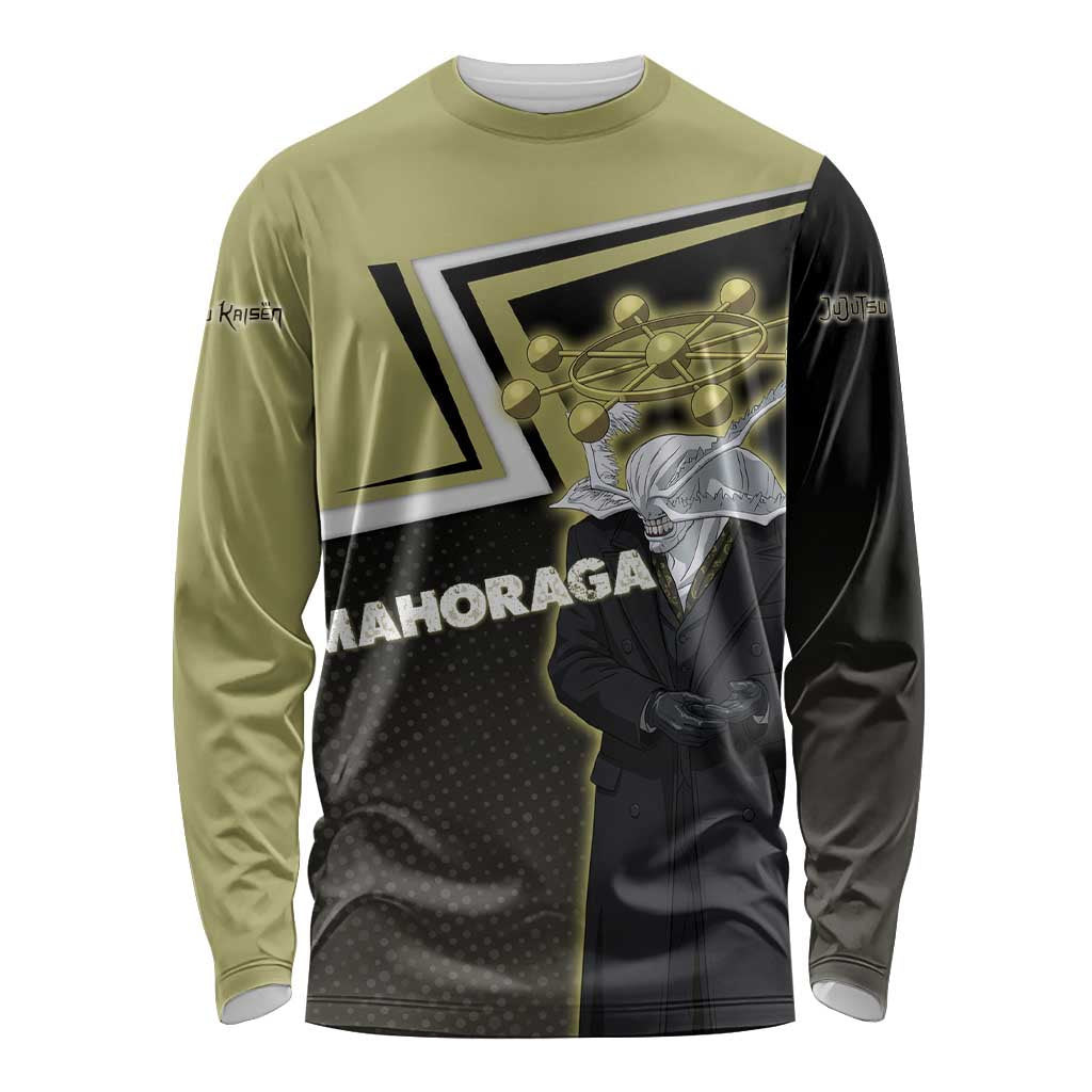 Mahoraga Jujutsu Kaisen Long Sleeve Shirt Monochrome Urban Manga Style
