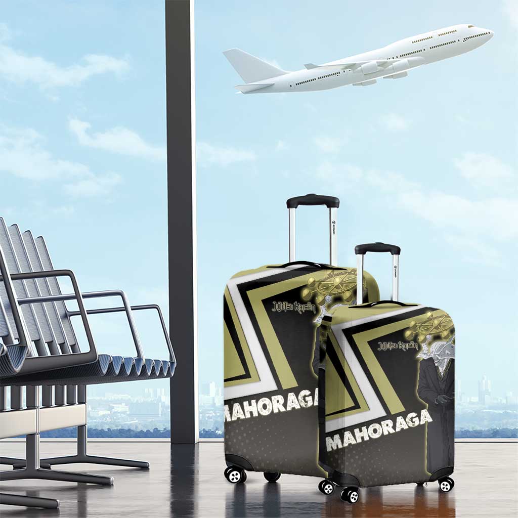 Mahoraga Jujutsu Kaisen Luggage Cover Monochrome Urban Manga Style