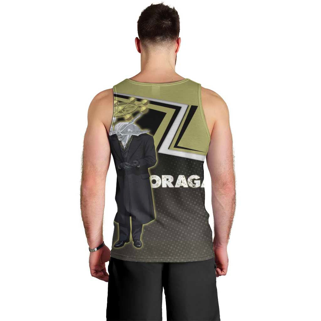 Mahoraga Jujutsu Kaisen Men Tank Top Monochrome Urban Manga Style