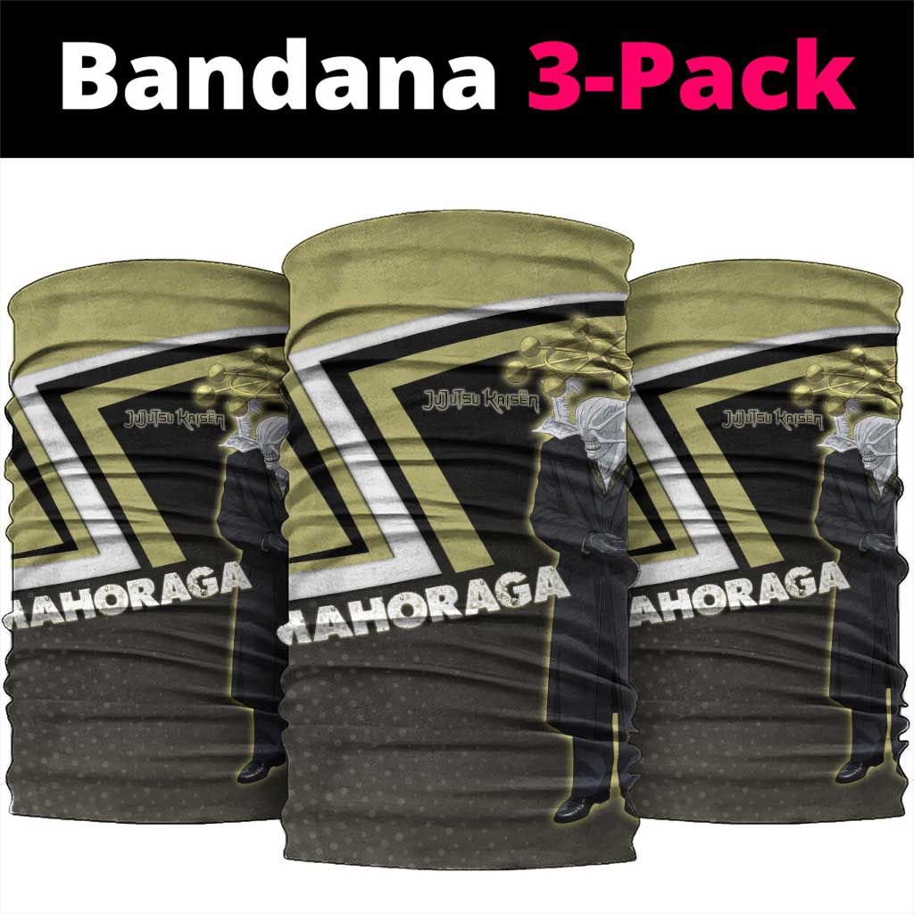 Mahoraga Jujutsu Kaisen Neck Gaiter Monochrome Urban Manga Style