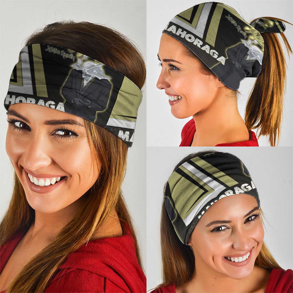 Mahoraga Jujutsu Kaisen Neck Gaiter Monochrome Urban Manga Style
