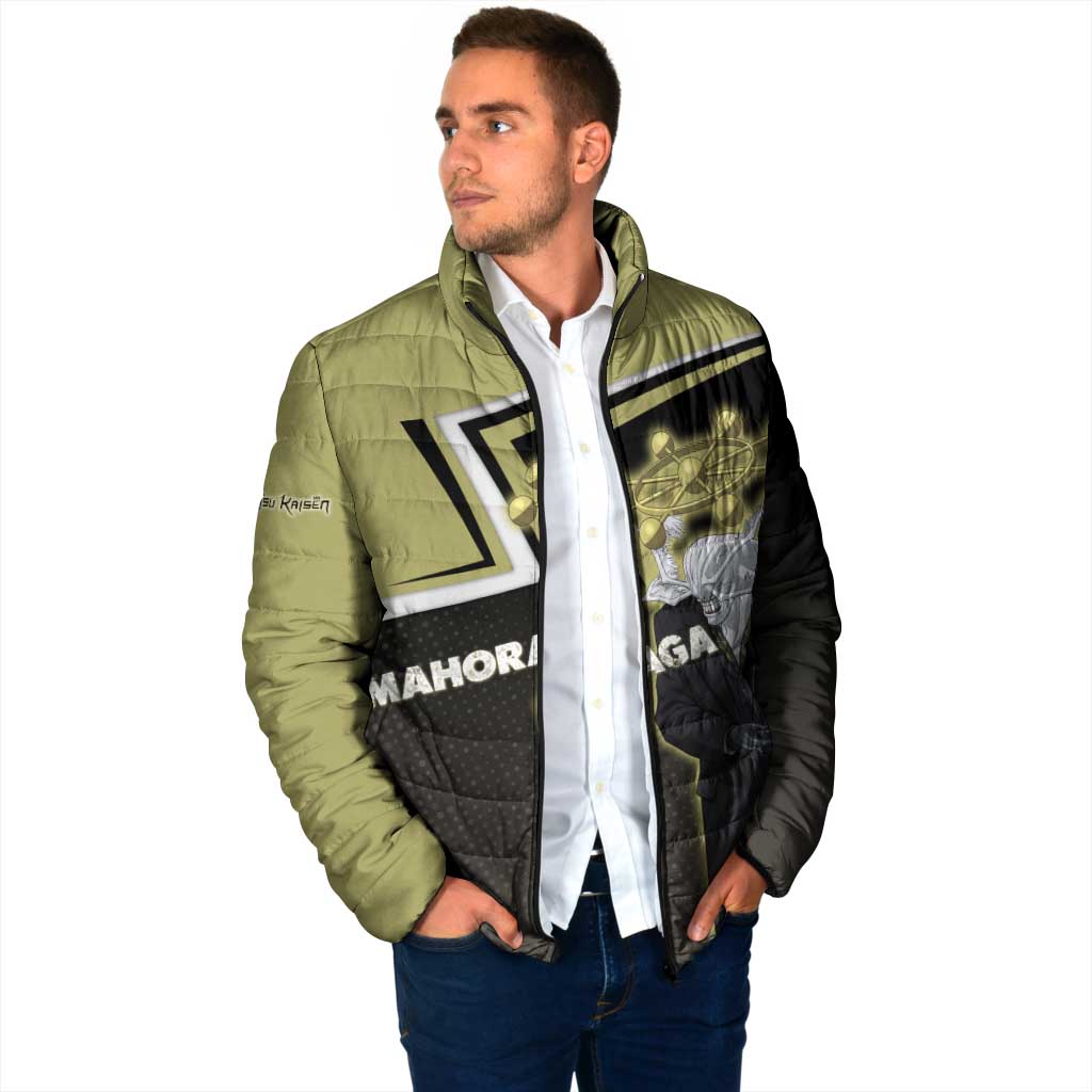 Mahoraga Jujutsu Kaisen Padded Jacket Monochrome Urban Manga Style