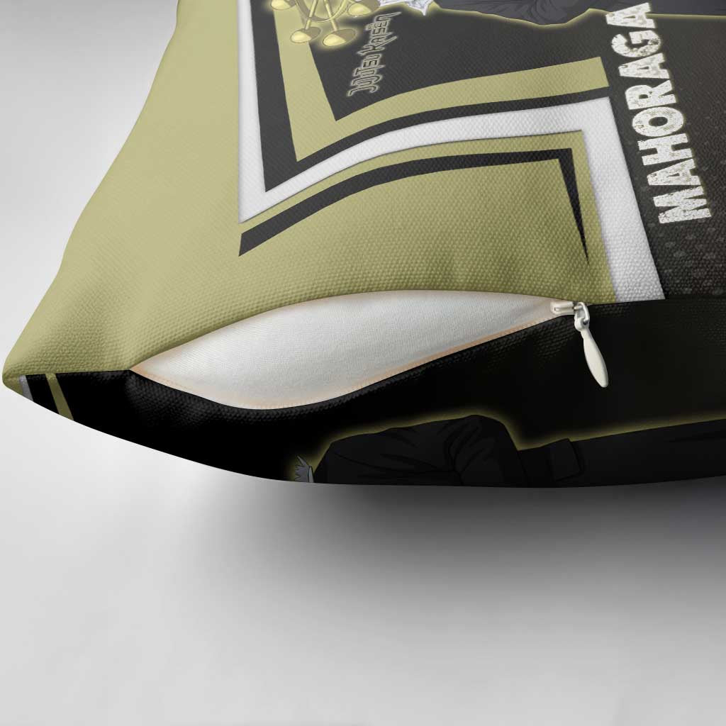 Mahoraga Jujutsu Kaisen Pillow Cover Monochrome Urban Manga Style