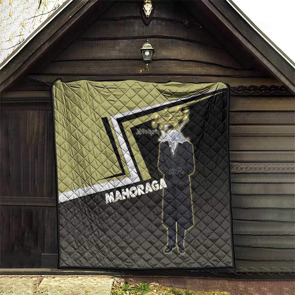 Mahoraga Jujutsu Kaisen Quilt Monochrome Urban Manga Style