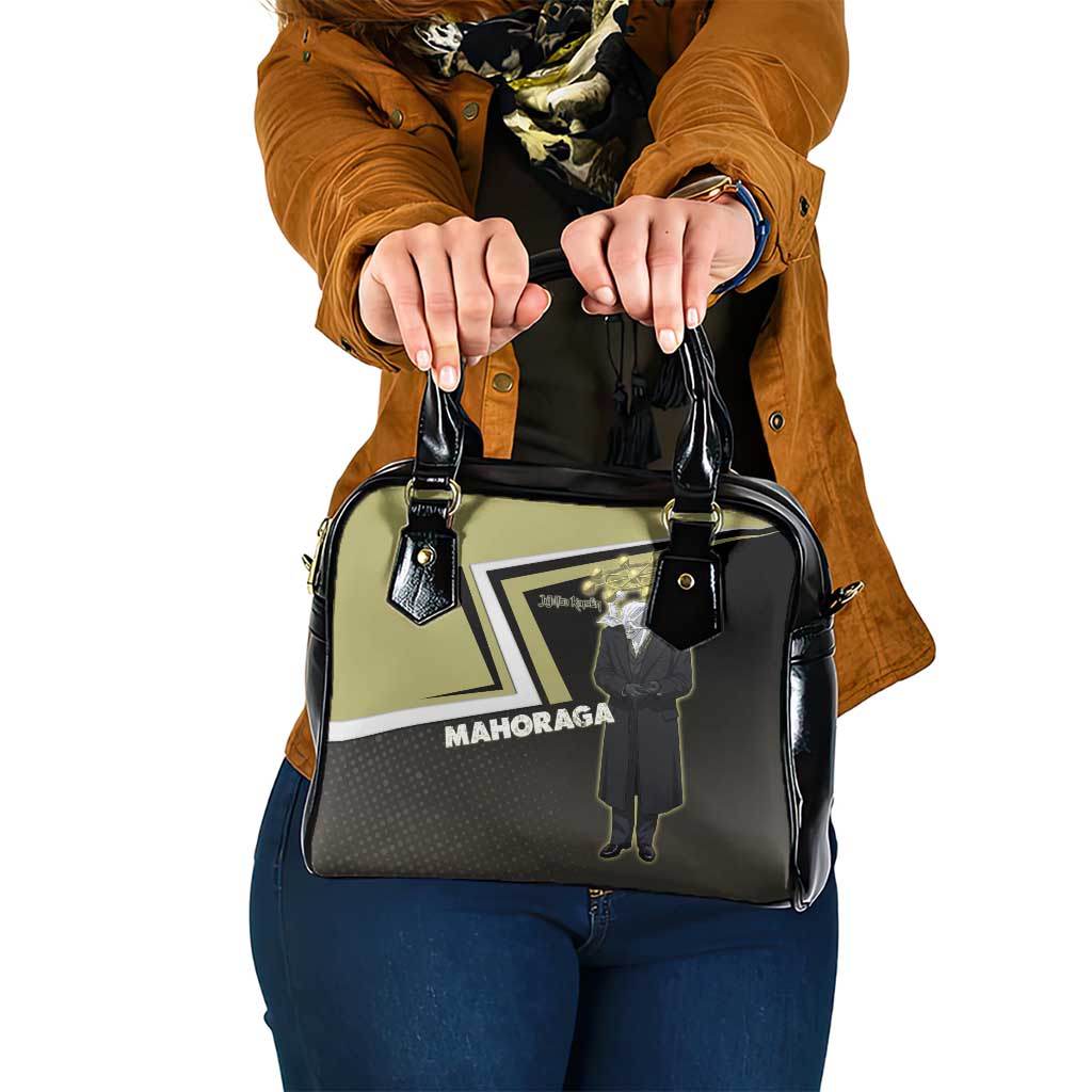 Mahoraga Jujutsu Kaisen Shoulder Handbag Monochrome Urban Manga Style