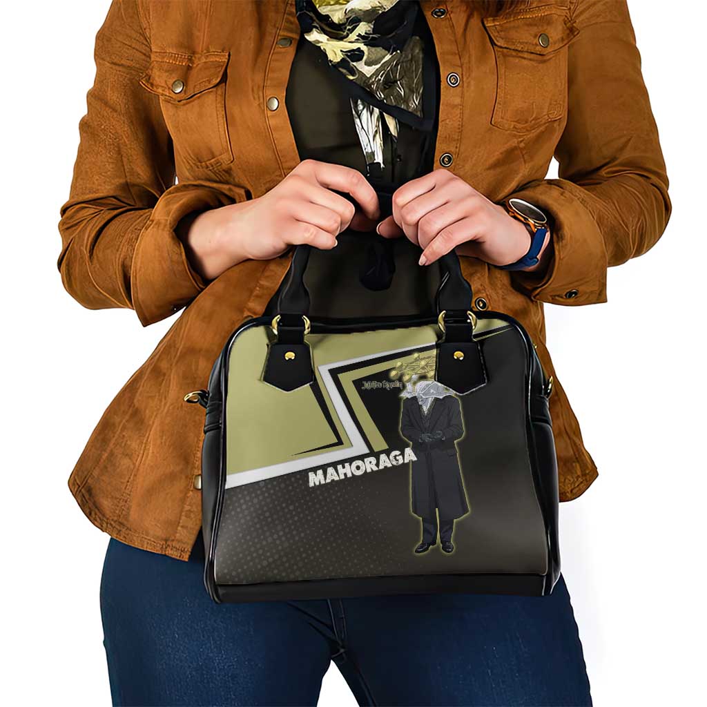 Mahoraga Jujutsu Kaisen Shoulder Handbag Monochrome Urban Manga Style
