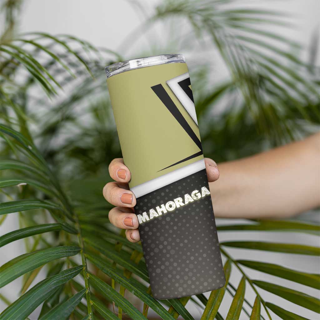 Mahoraga Jujutsu Kaisen Skinny Tumbler Monochrome Urban Manga Style
