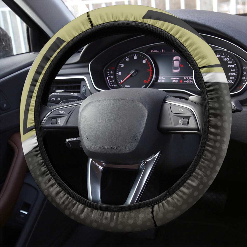 Mahoraga Jujutsu Kaisen Steering Wheel Cover Monochrome Urban Manga Style