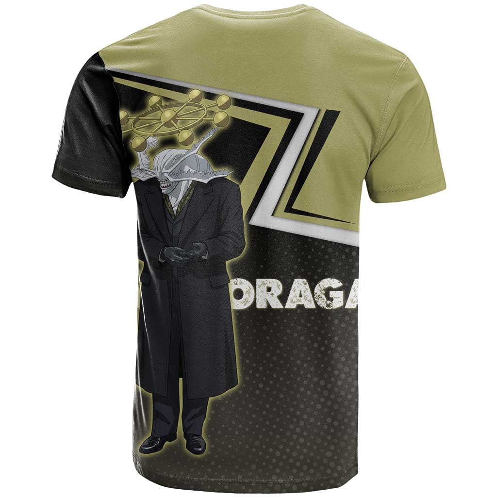 Mahoraga Jujutsu Kaisen T Shirt Monochrome Urban Manga Style