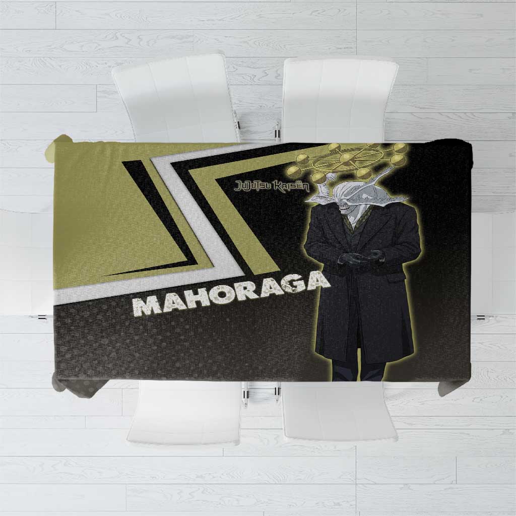 Mahoraga Jujutsu Kaisen Tablecloth Monochrome Urban Manga Style