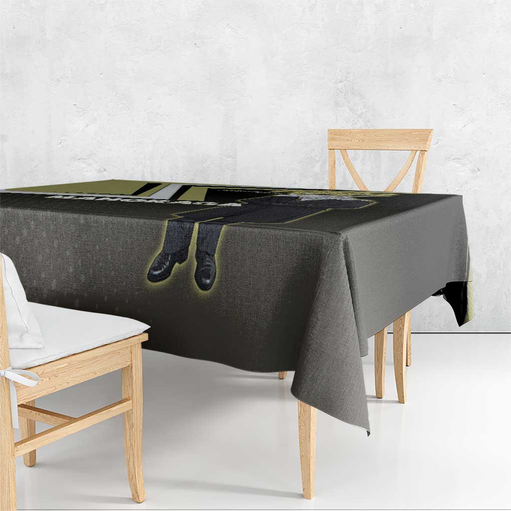 Mahoraga Jujutsu Kaisen Tablecloth Monochrome Urban Manga Style