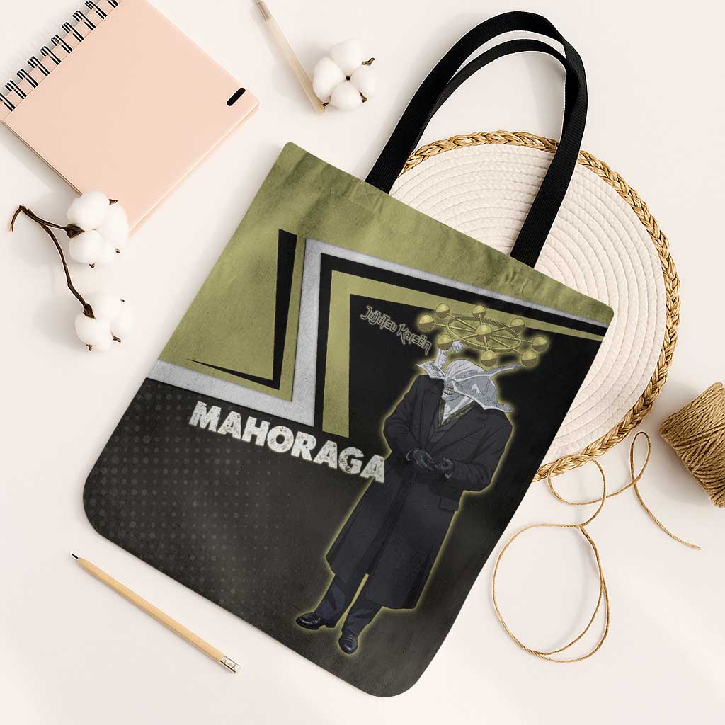 Mahoraga Jujutsu Kaisen Tote Bag Monochrome Urban Manga Style