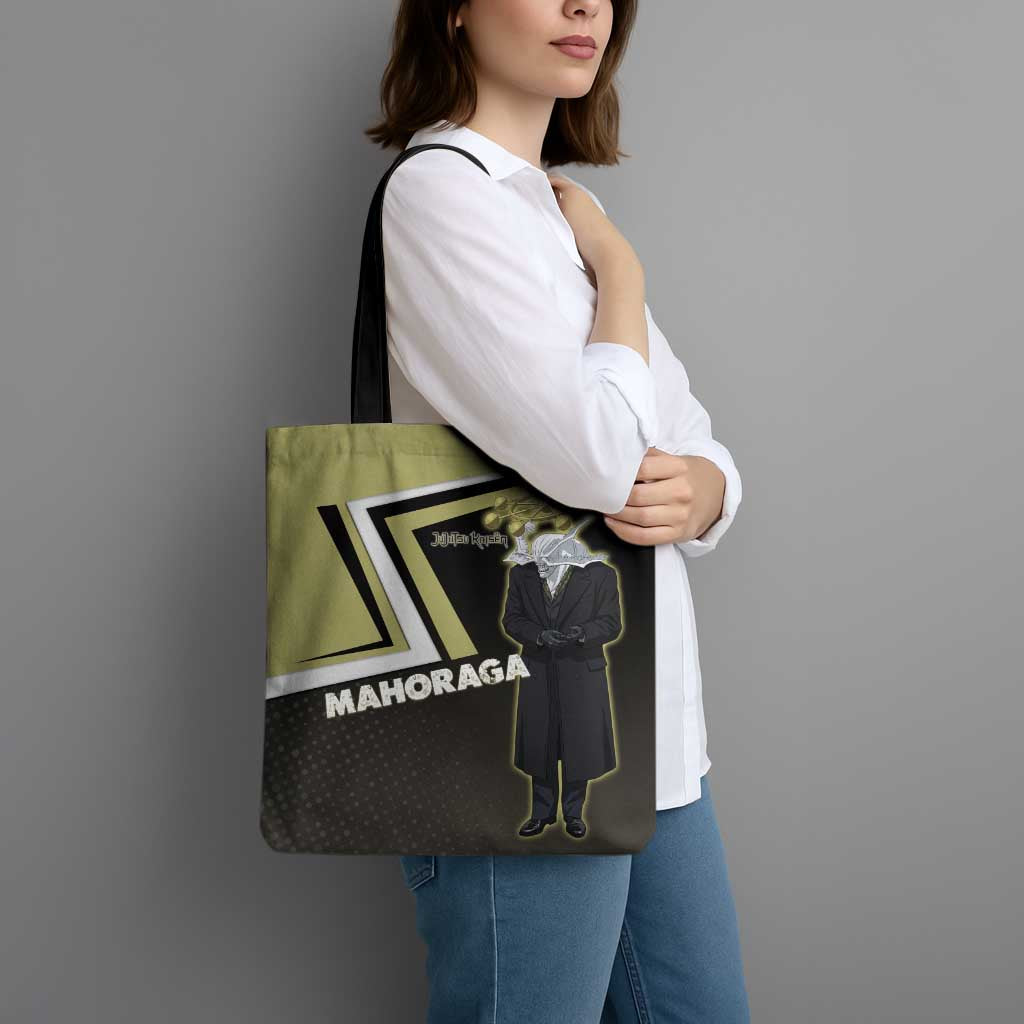 Mahoraga Jujutsu Kaisen Tote Bag Monochrome Urban Manga Style