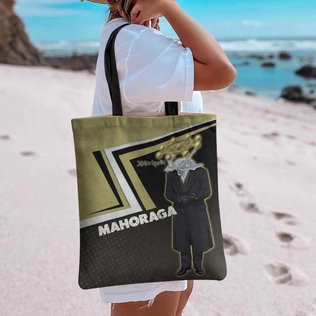 Mahoraga Jujutsu Kaisen Tote Bag Monochrome Urban Manga Style