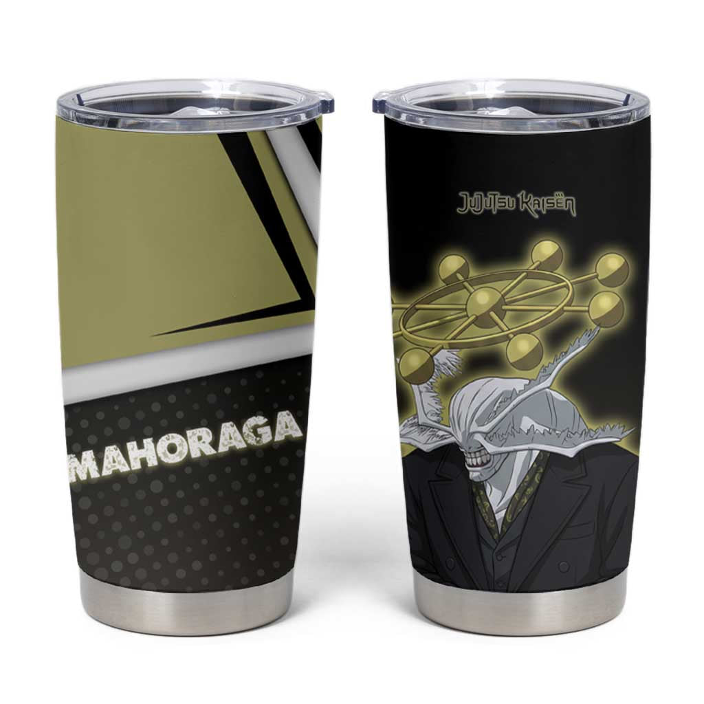 Mahoraga Jujutsu Kaisen Tumbler Cup Monochrome Urban Manga Style
