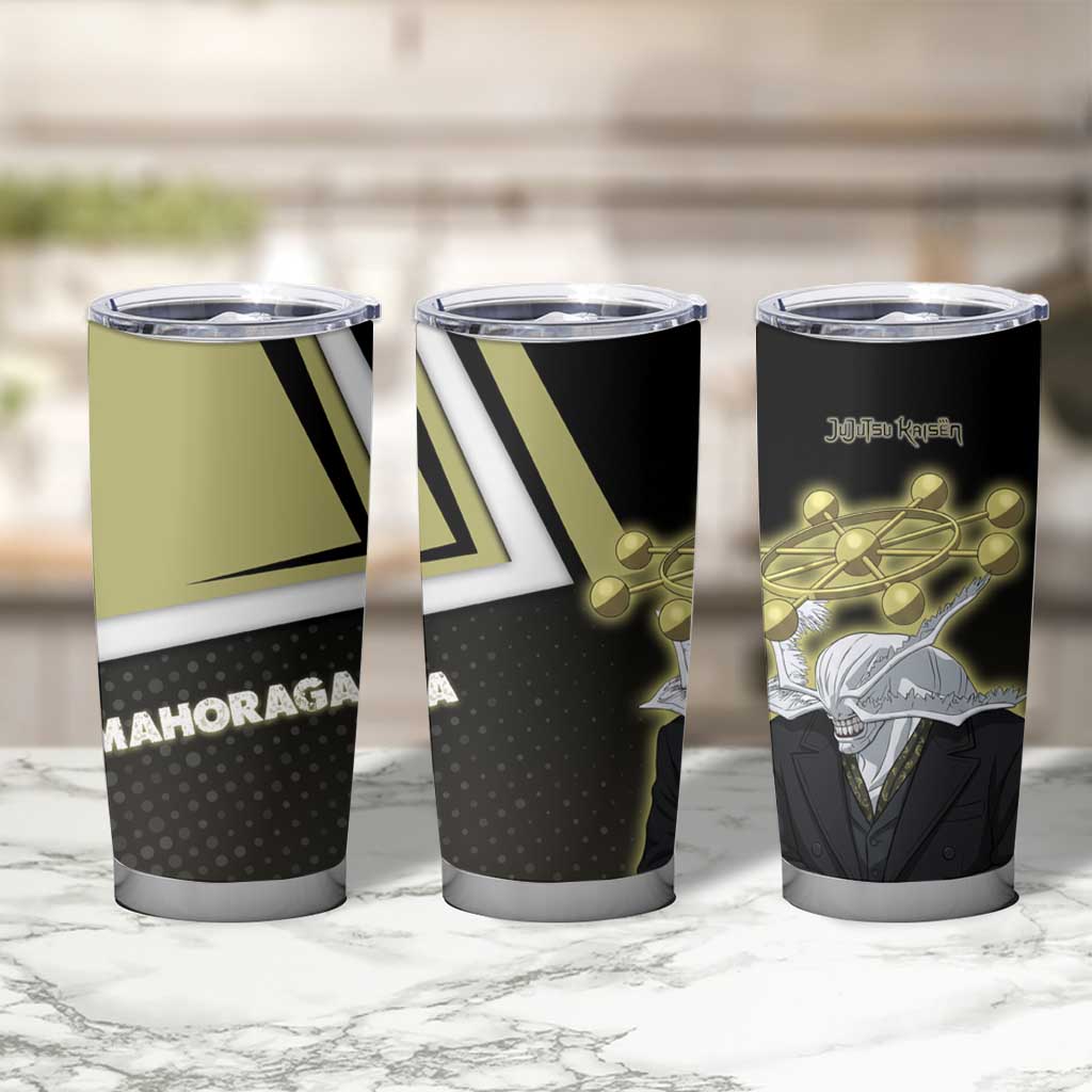 Mahoraga Jujutsu Kaisen Tumbler Cup Monochrome Urban Manga Style