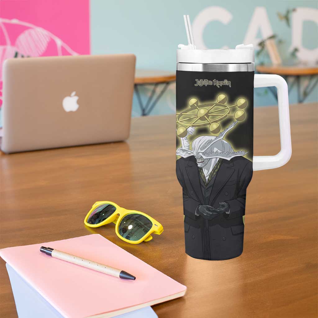 Mahoraga Jujutsu Kaisen Tumbler With Handle Monochrome Urban Manga Style