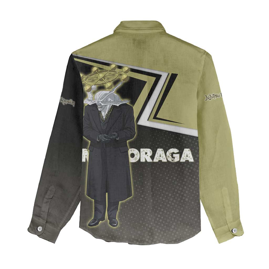 Mahoraga Jujutsu Kaisen Women Casual Shirt Monochrome Urban Manga Style