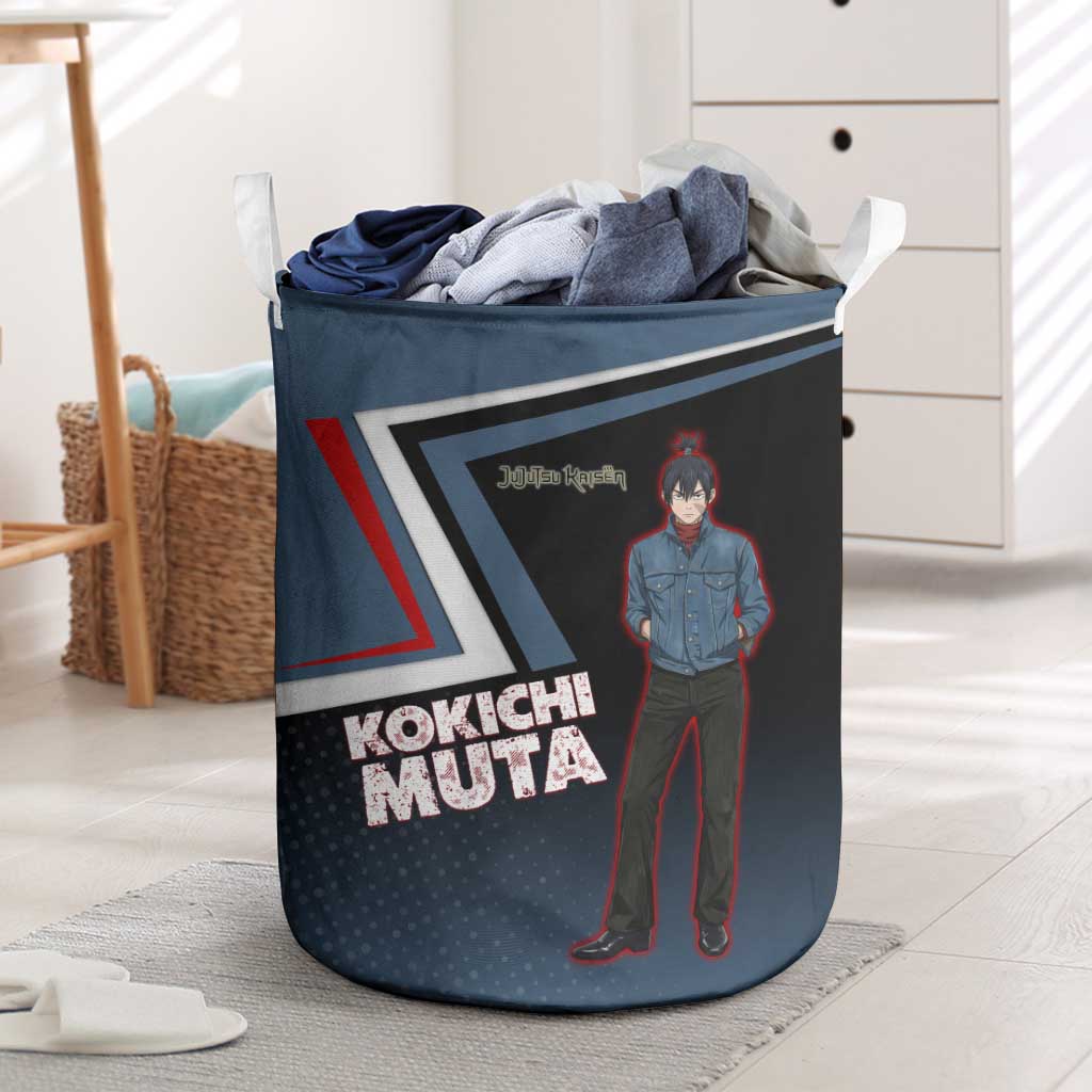 Kokichi Muta Laundry Basket Bold Anime Graphic Style
