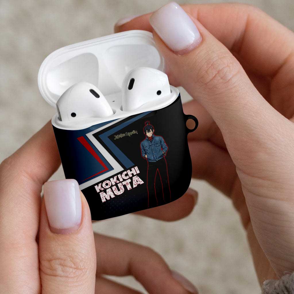 Kokichi Muta AirPods Case Bold Anime Graphic Style