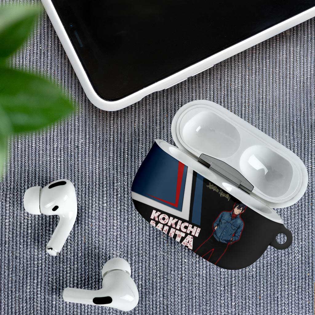 Kokichi Muta AirPods Case Bold Anime Graphic Style