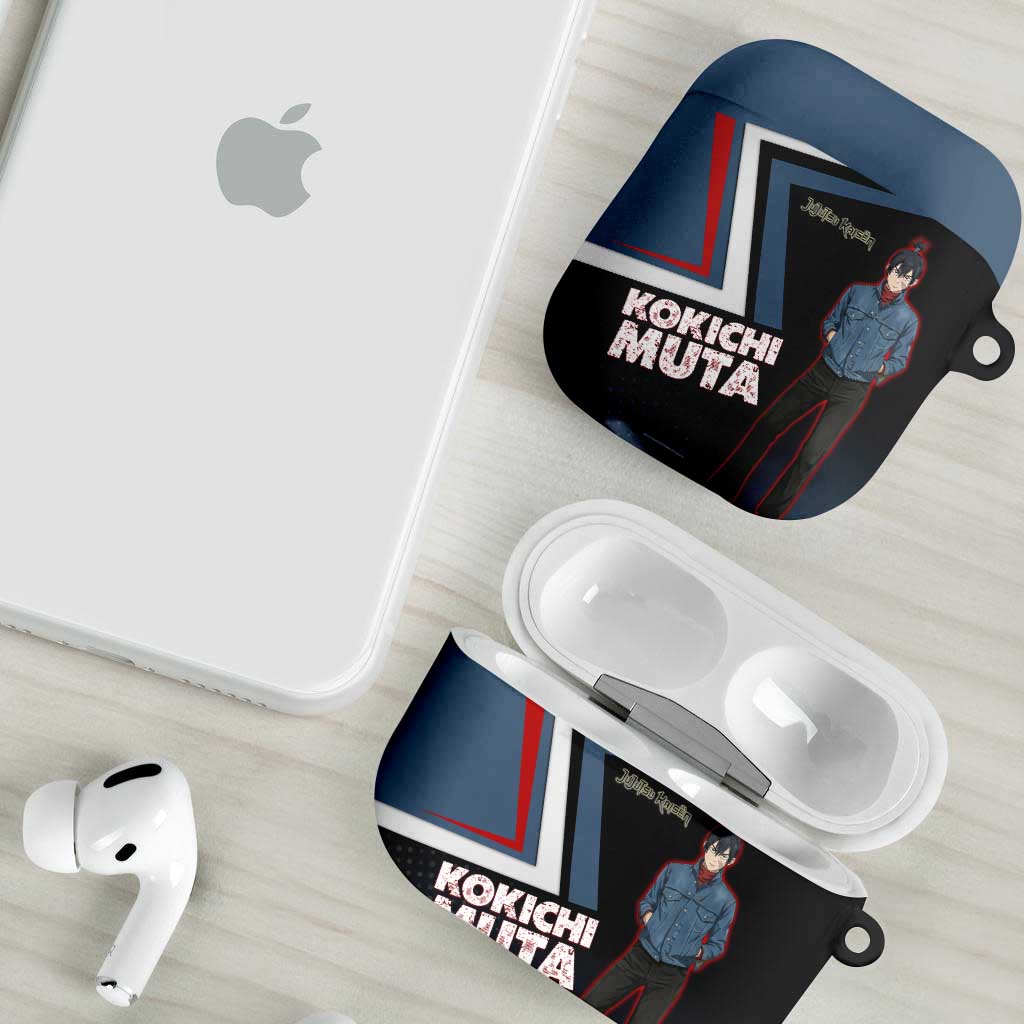 Kokichi Muta AirPods Case Bold Anime Graphic Style