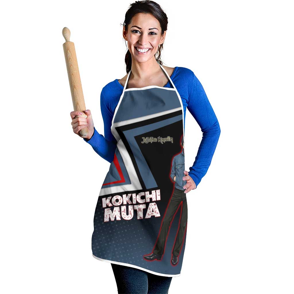 Kokichi Muta Apron Bold Anime Graphic Style